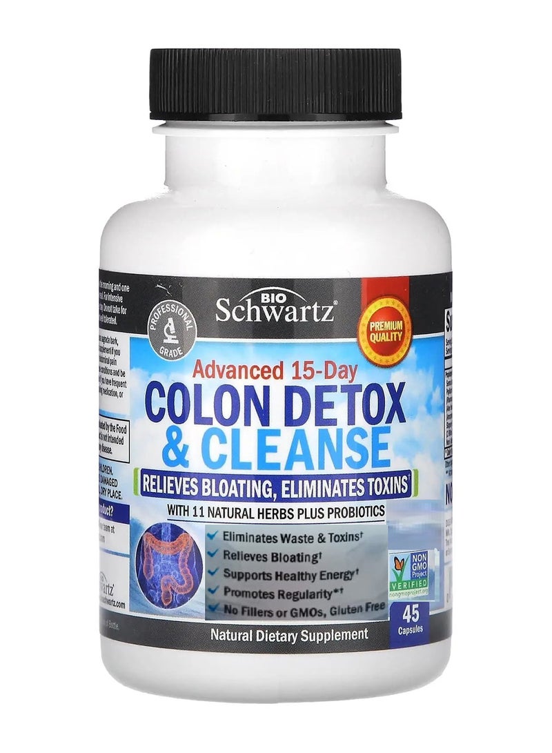 Effective Colon Detox And Cleanser For Weight Loss - 45 Capsules - pnsku/N19666387A/45/_/1724992016/dd999490-1354-4012-b30d-d09b1763a4bd