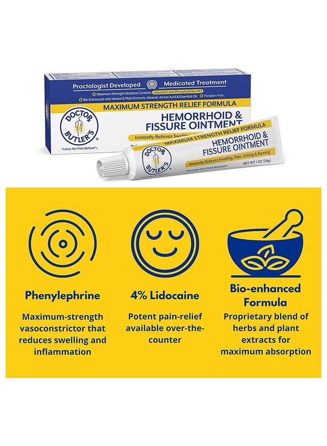 Doctor Butler's - Hemorrhoid And Fissure Ointment Pain Relief Formula - Image 1