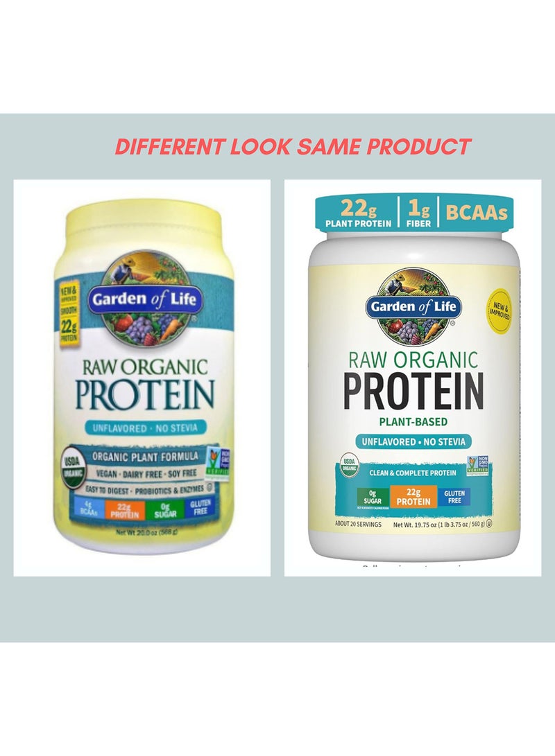 Garden of Life - Unflavored Raw Organic Plant Protein Formula - Image 1