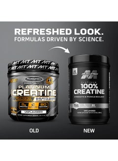MuscleTech Platinum 100% Creatine 80 servings unflavored 400 G  - Image 2