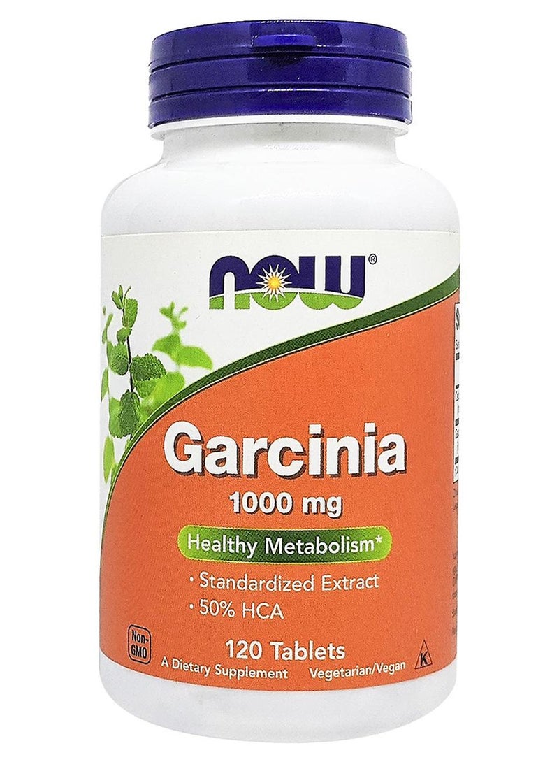 ناو فودز غارسينيا للأيض الصحى ، 1000 مجم 120 قرص - Image 1