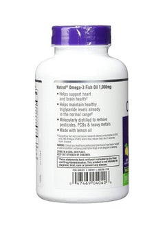 NATROL Omega-3 Fish Oil 1000mg Lemon Flavor 150 Softgels  - Image 4