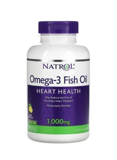 NATROL Omega-3 Fish Oil 1000mg Lemon Flavor 150 Softgels  - Image 2