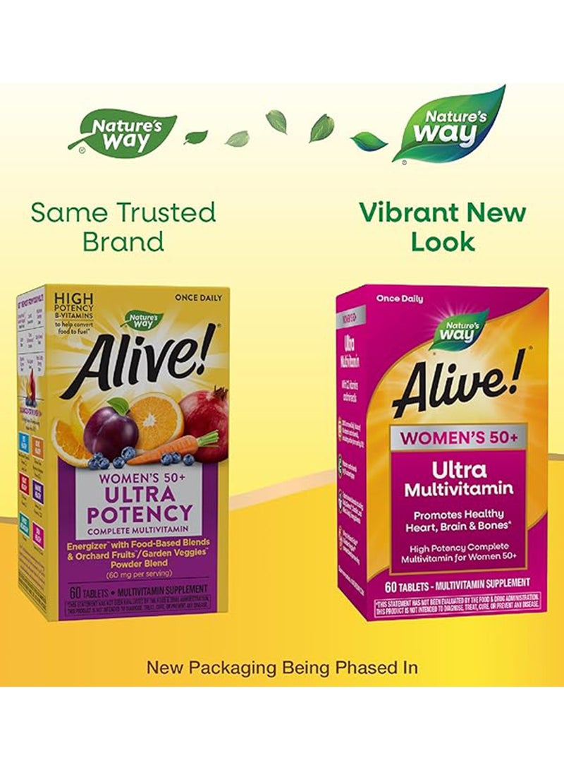 Nature's Way Alive! Once Daily Women's 50+ Ultra Potency - 60 Tablets - Image 2