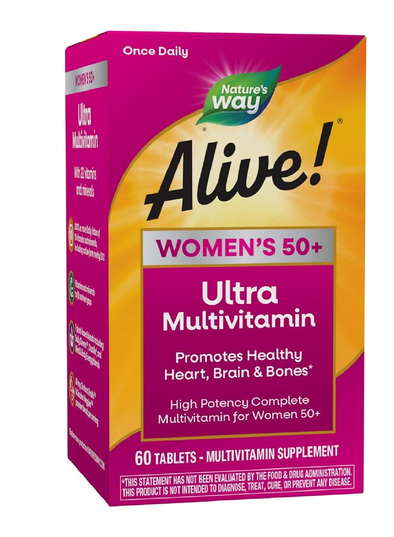 Nature's Way Alive! Once Daily Women's 50+ Ultra Potency - 60 Tablets - Image 1