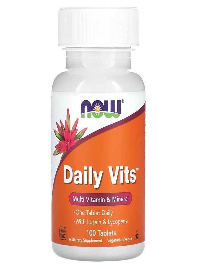 Now Foods Daily Vits - 100 Tablets
