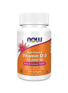 High Potency Vitamin D-3 10000 IU - 120 Softgels - pnsku/N19666692A/45/_/1699266432/8fd9caab-f5ec-474b-bad1-611b40abb813