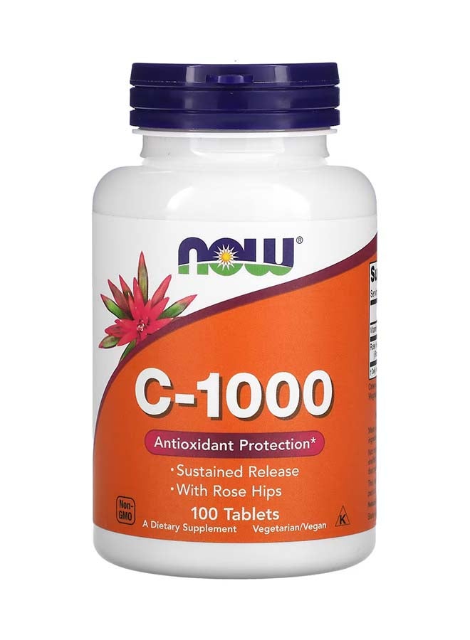Now Foods NOW Foods, C-1000, 100 Tablets  - Image 1
