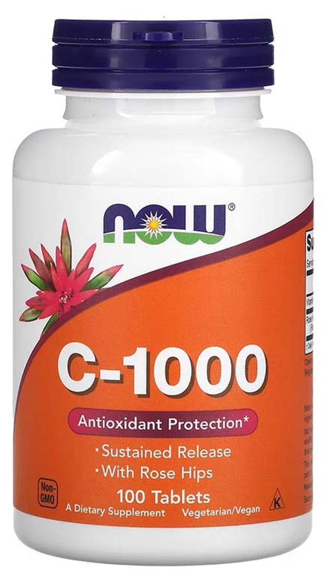 NOW Foods, C-1000, 100 Tablets - Image 1