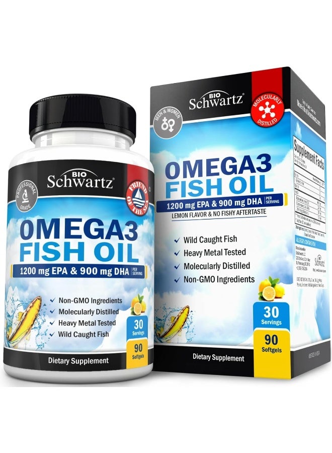 BioSchwartz Omega 3 Fish Oil EPA 90 Softgels - Image 1