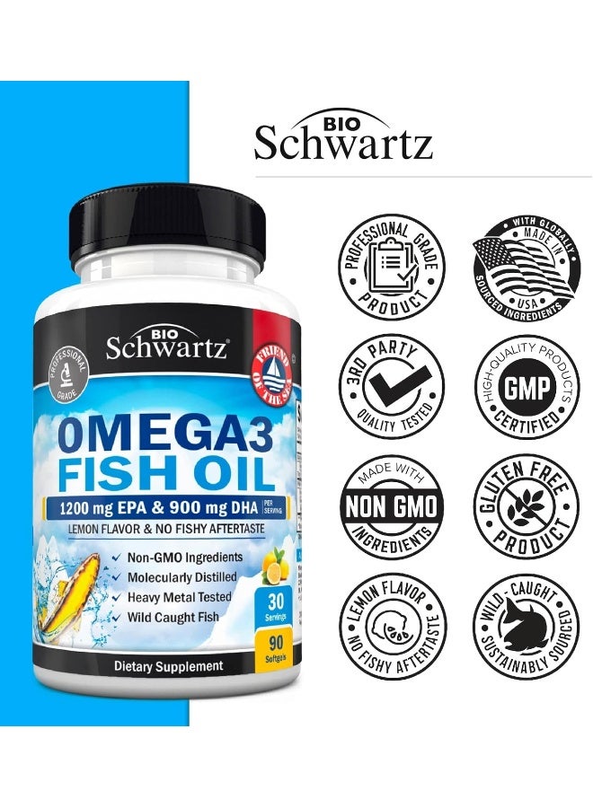 BioSchwartz Omega 3 Fish Oil EPA 90 Softgels - Image 5