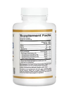 California Gold Nutrition Omega-3 With Premium Fish Oil - 100 Softgels  - Image 2