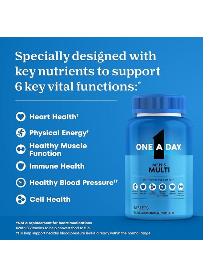 ONE A DAY Multivitamin And Multimineral Supplement For Men's - 200 Tablets Packaging may vary - Image 3