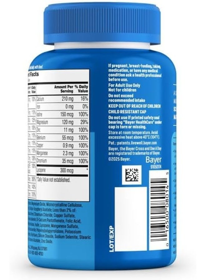 ONE A DAY Multivitamin And Multimineral Supplement For Men's - 200 Tablets Packaging may vary - Image 5