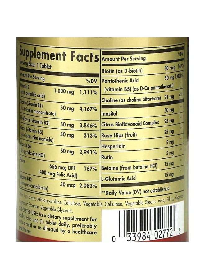 Solgar - Ultimate B+C Complex, 90 Tablets Packaging May Vary - Image 1