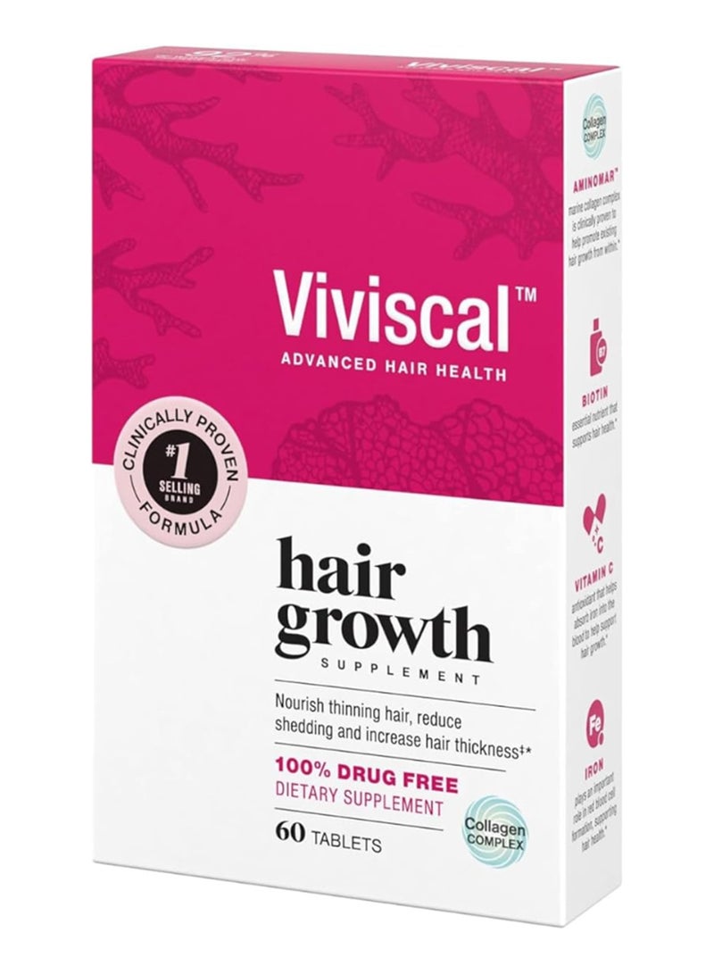 Viviscal Hair Growth Program Dietary Supplement - 60 Tablets - Image 3