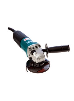 Makita Angle Grinder Machine, 4inch (100mm), Slide Switch, 1400W, 2.3kg Green/Red/Silver  - Image 3