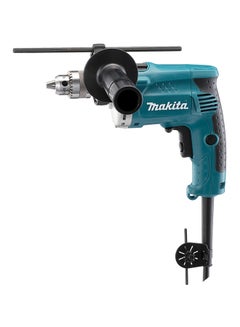 Makita Impact Drill For Masonry , Steel, Wood , Chuck 12mm, 400 W, 0-2900rpm, 1.6kg Blue/Black/Silver  - Image 1