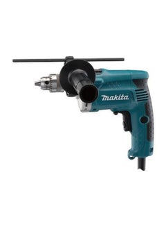 Makita Impact Drill For Masonry , Steel, Wood , Chuck 12mm, 400 W, 0-2900rpm, 1.6kg Blue/Black/Silver  - Image 2