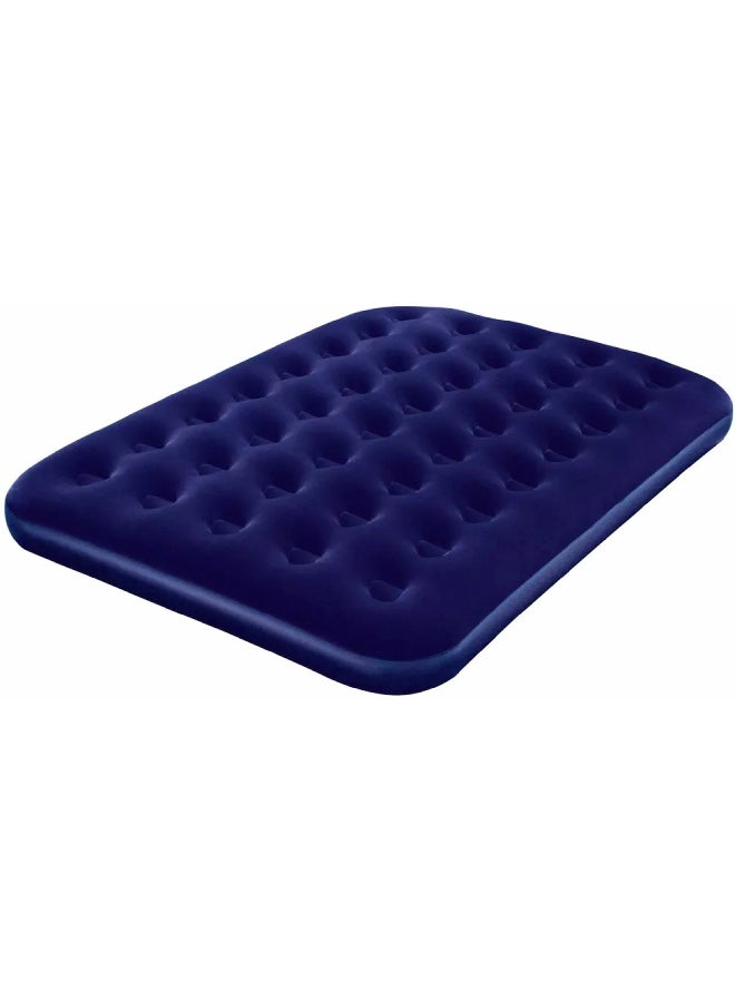 Bestway Aeroluxe Airbed Full With Handheld Ac Pump Sidewinder Blue With Repair Patch Blue 22cm  - Image 1