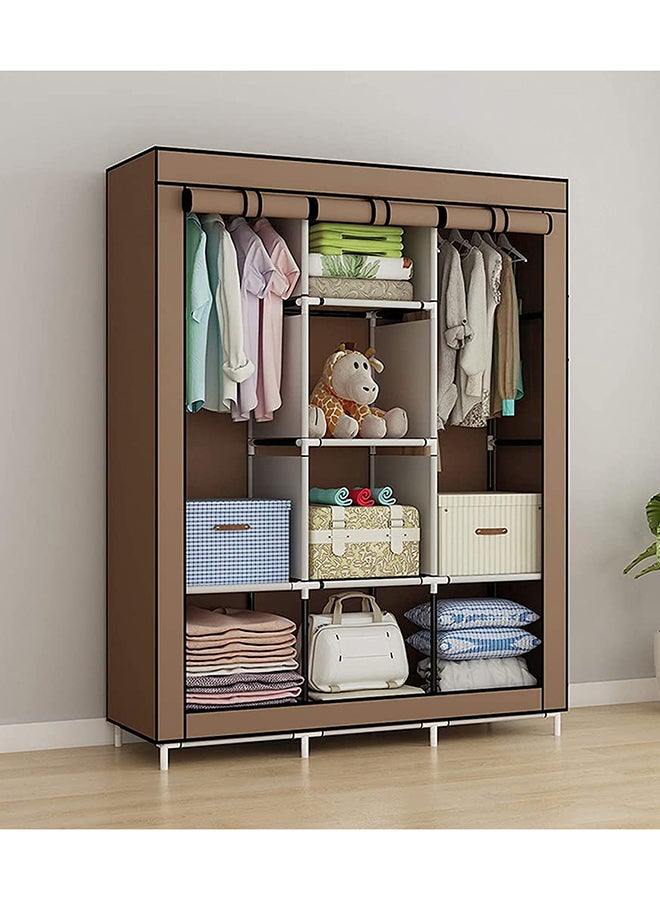 Portable Wardrobe Organizer Brown 5000grams - Image 2