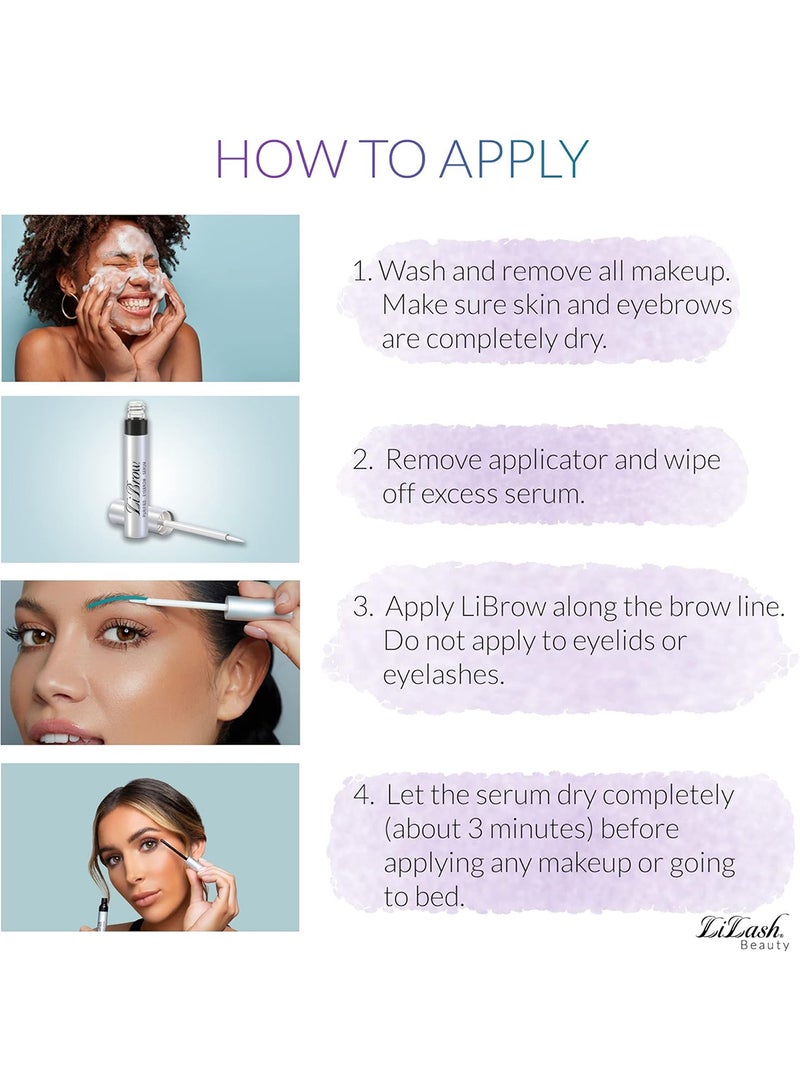 LiBrow Purified Eyebrow Serum 3ml 3ml  - Image 3