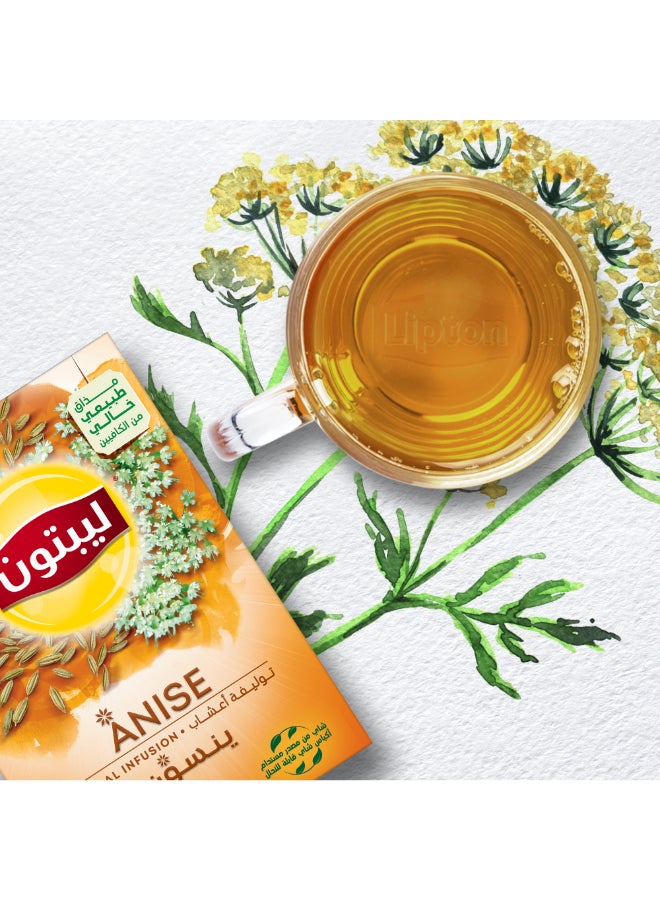 Lipton - Herbal Infusion Anise 20 Enveloped Tea Bags 32grams - Image 1