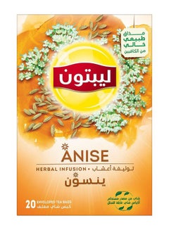 Lipton Herbal Infusion Anise 20 Enveloped Tea Bags 32grams  - Image 1