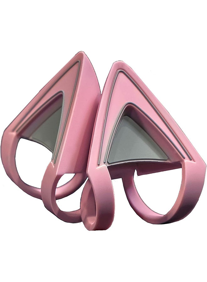 RAZER Kitty Ears For Kraken Headsets: Compatible With Kraken 2019, Kraken TE Headsets  Adjustable Straps, Water Resistant Construction - Quartz Pink  - Image 1