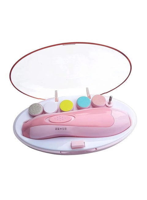 مجموعة مقص أظافر الأطفال الكهربائية المحمولة وخفيفة الوزن مع سرعة التحكم في التصميم بزر واحد