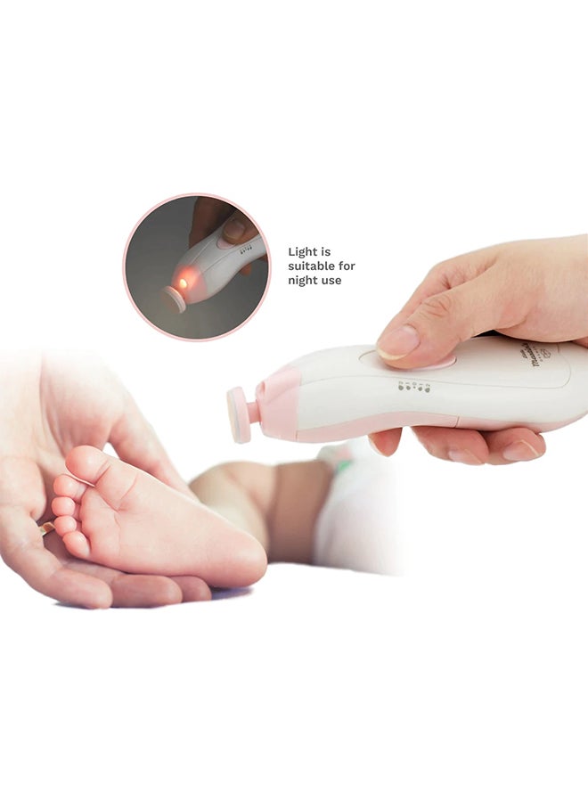Kids Partner Portable and Lightweight Electric Baby Nail Clipper Set With One-button Design Control Speed - Image 4