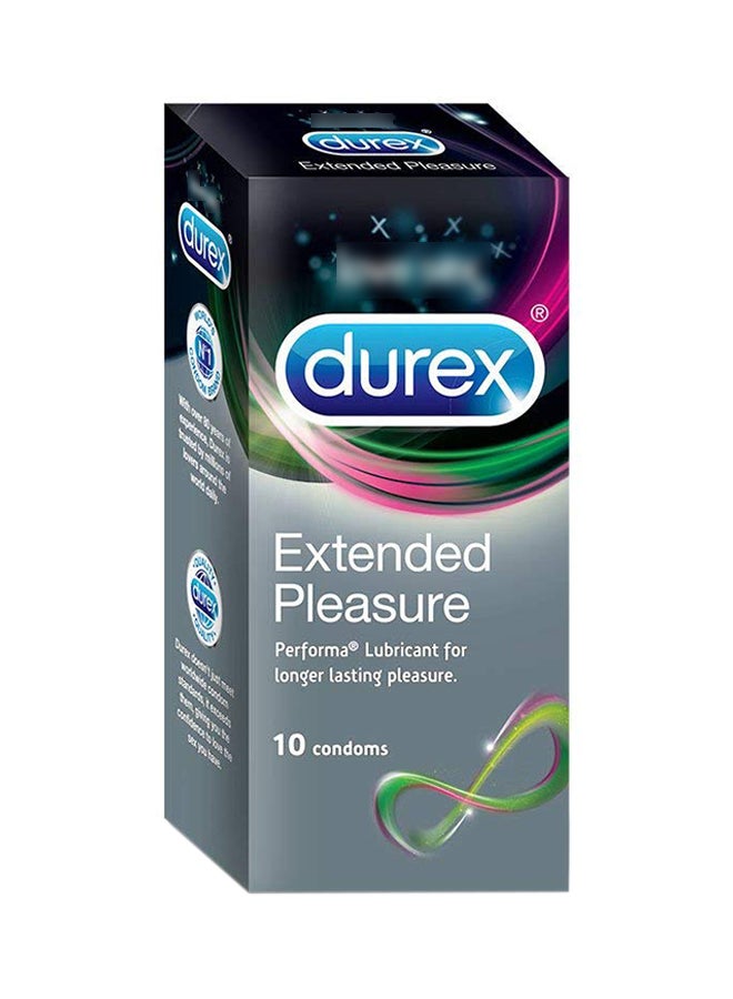 دوريكس مجموعة واقيات ذكرية إكستندد بليجر من 10 قطع