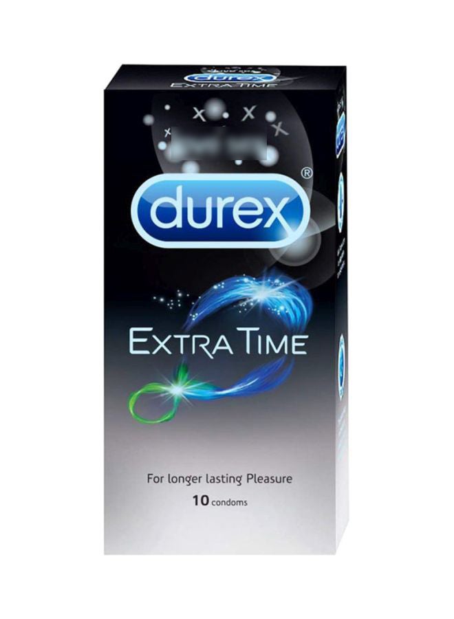 Durex 10-Piece Extra Time Condom - Image 1