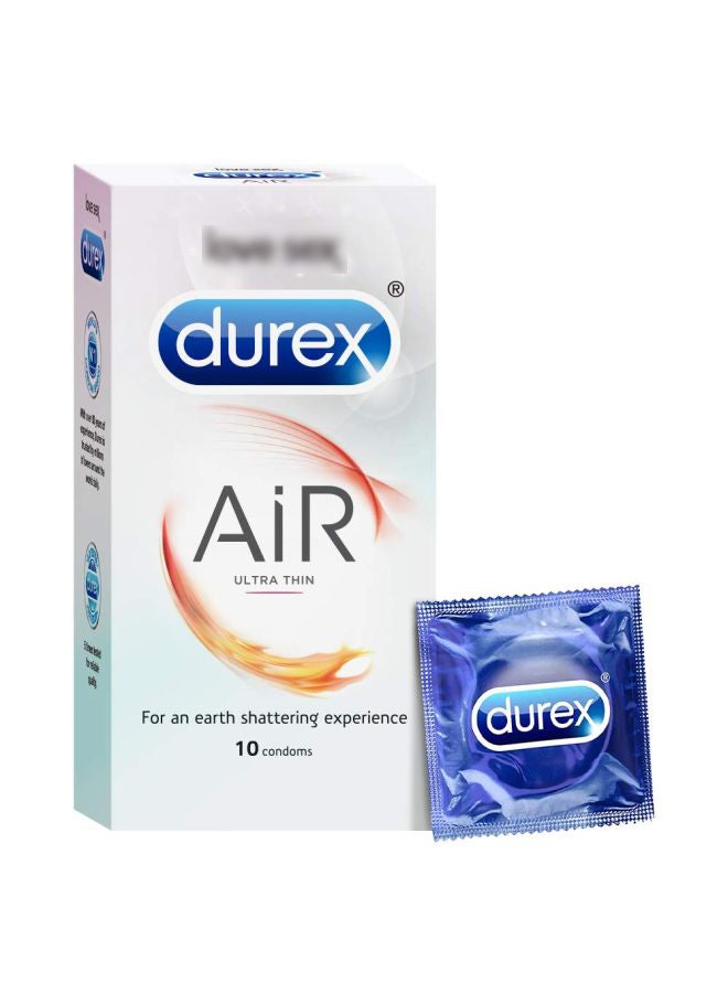 Durex Pack Of 10 Air Ultra Thin Condom  - Image 3