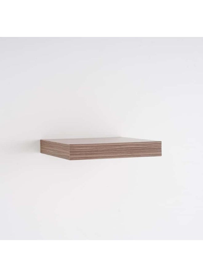 Pan Home Floating Wall Shelf 25x4x25cm - Walnut Walnut 25x25x3.8cm - Image 4