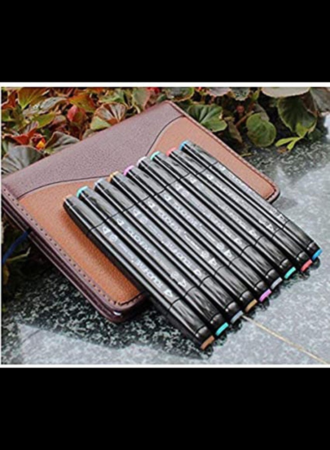 80-Piece Twin Side Marker Pens Set W060015 Multicolour - Image 4