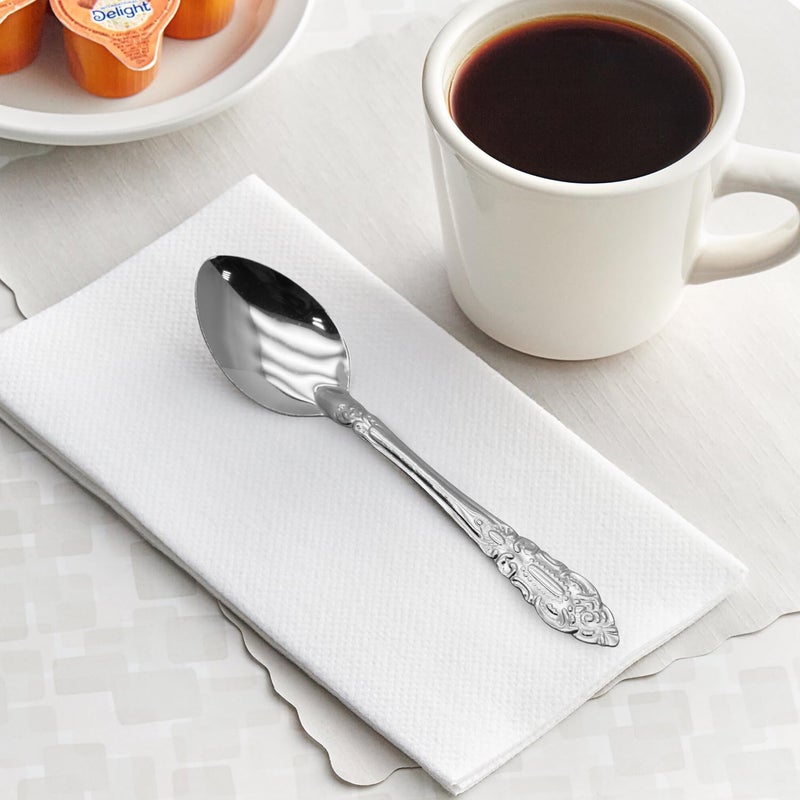 راج طقم ملاعق صغيرة - 12 قطعة فضي - Image 5