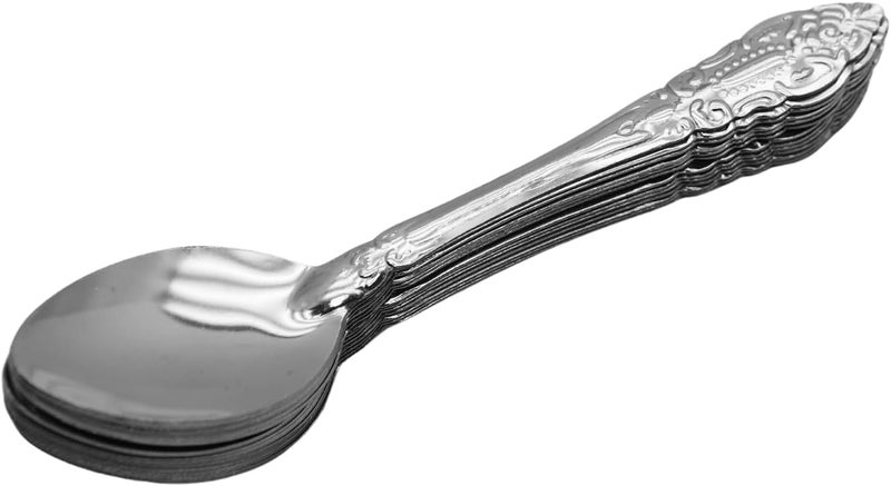 راج طقم ملاعق صغيرة - 12 قطعة فضي - Image 4