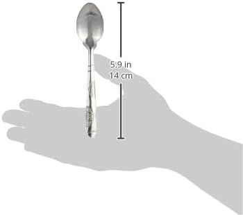 راج طقم ملاعق صغيرة - 12 قطعة فضي - Image 3