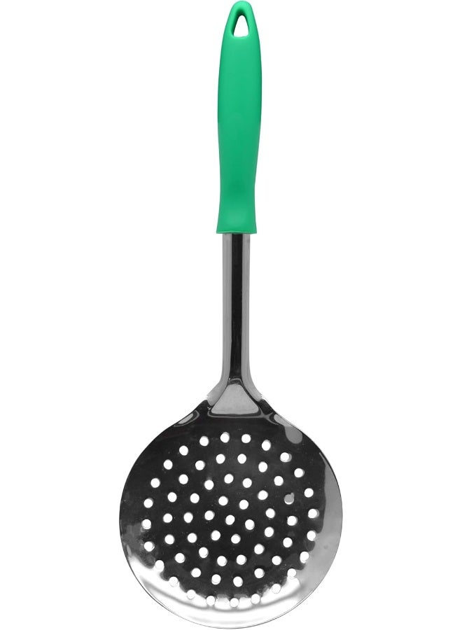 راج مقشدة من الصُلب أخضر مائل إلى الزرقة/ فضي - Image 1