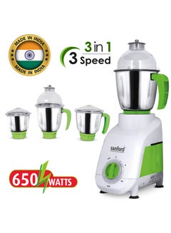 3 IN 1 GRINDER MIXER (MADE IN INDIA) 1.5 L 650 W SF5904GM BS White, Green - pnsku/N19905953A/45/_/1697219828/998852d4-6db2-4db0-8068-247d54b5b976