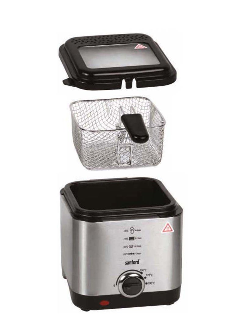 سانفورد مقلاة كهربائية عميقة سعة 2.5 لتر وبقدرة 1800 وات 1.5 L 900 W SF1303DF BS أبيض  - Image 3