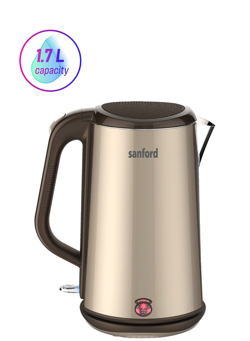 سانفورد غلاية كهربائية 1.7 L 1800 W SF1868EK-1.7L BS أبيض/رمادي - Image 1