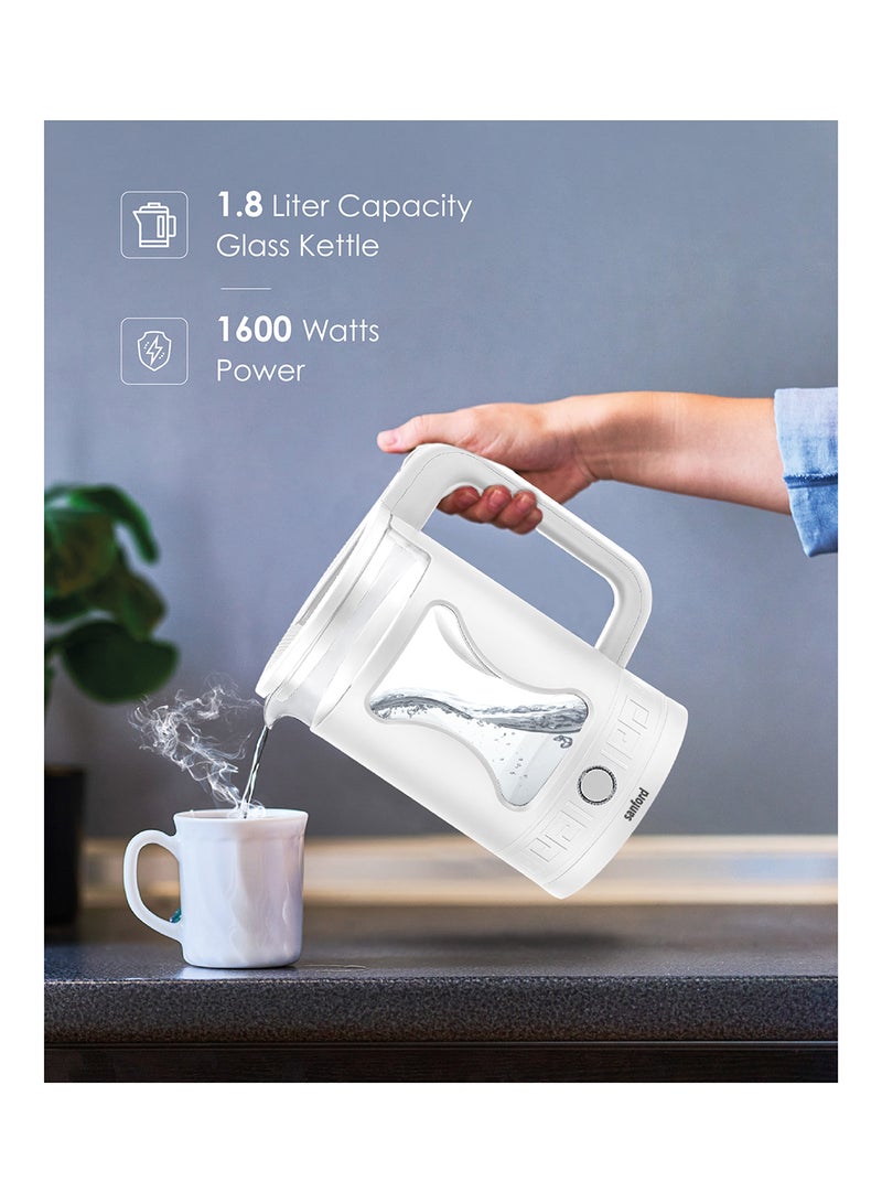 سانفورد غلاية كهربائية بقوّة 1800 واط 1.8 L 1355 W SF3359EK-1.8L BS أبيض/رمادي - Image 5