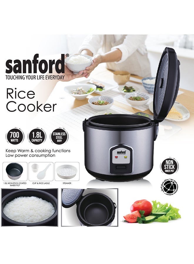 RICE COOKER 1.8 L 700 W SF1189RC-1.8L BS BLACK - pnsku/N19906099A/45/_/1697219877/ca9feedb-12f6-4d59-9612-f01862d473c1