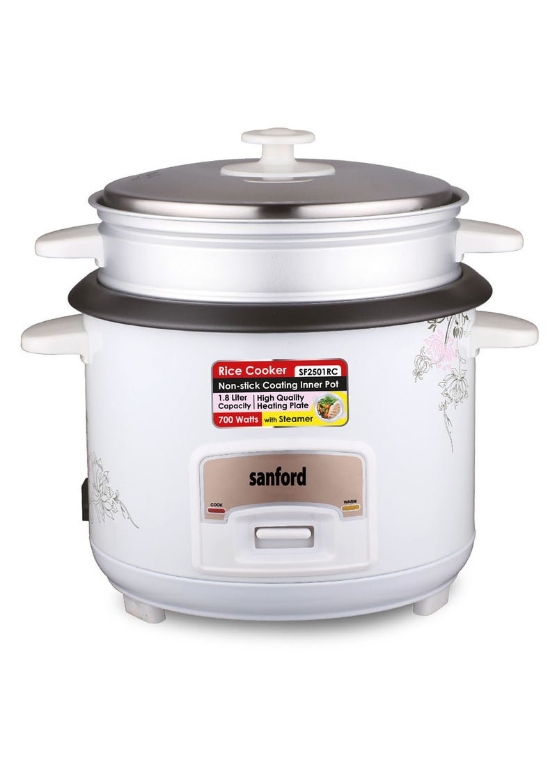 Sanford RICE COOKER 1.8 L 700 W SF2501RC-1.8L BS PINK, BROWN,GREY  - Image 1