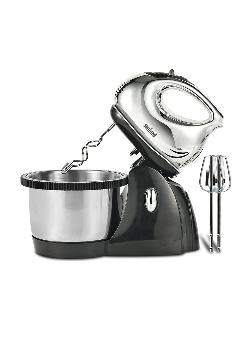 سانفورد خفاقة كهربائية محمولة باليد بقدرة 300 وات 2 L 300 W SF1354SM BS أسود/ فضي - Image 2