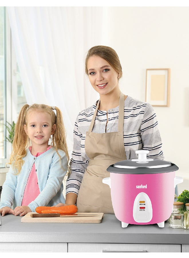 Sanford - RICE COOKER 0.4 L 200 W SF1156RC-0.4L BS Pink, Blue - Image 1