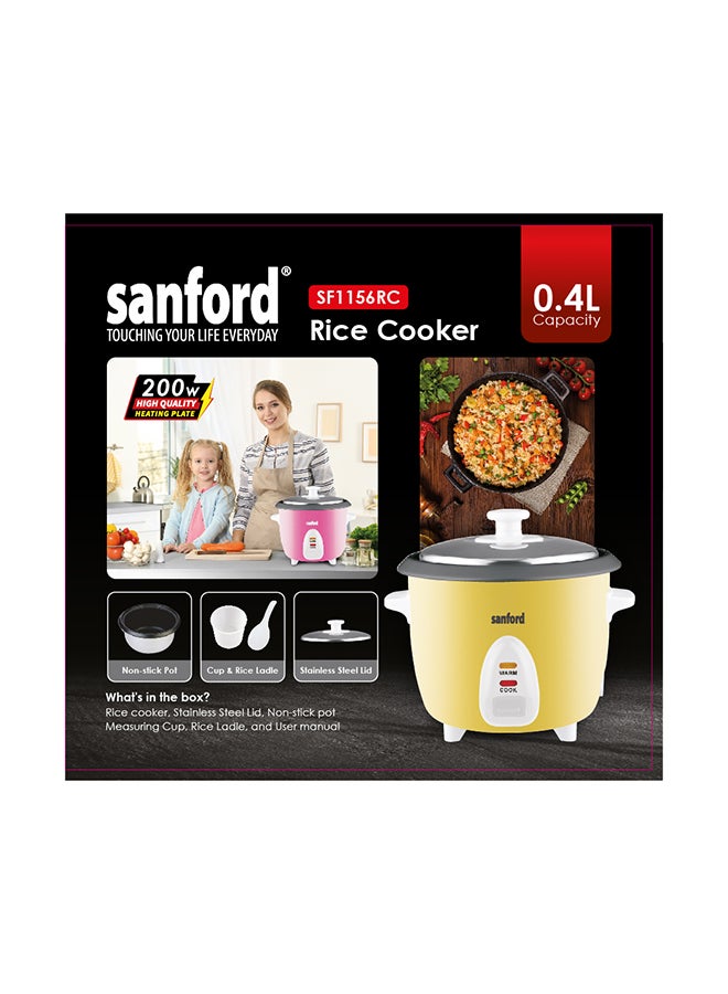 Sanford - RICE COOKER 0.4 L 200 W SF1156RC-0.4L BS Pink, Blue - Image 1