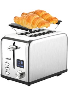Sanford BREAD TOASTER 2 SLICE WITH BUN WARMER 1050 W SF5746BT BS Silver  - Image 3